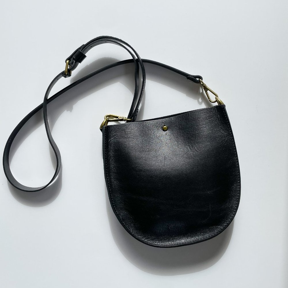 Madewell Small Transport Saddlebag in Black